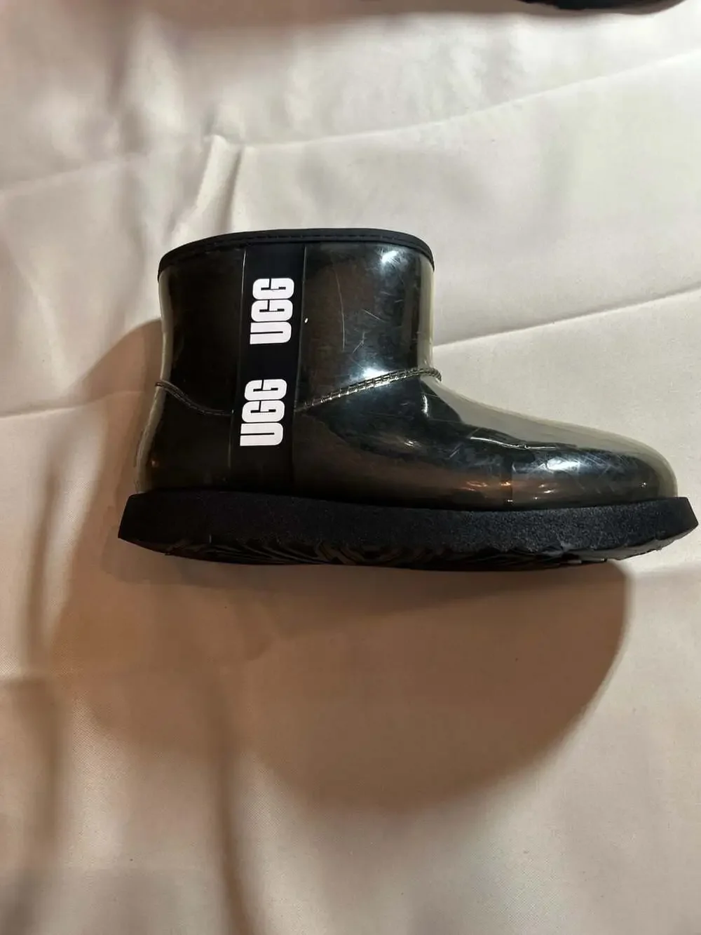 UGG Kids' Classic Clear Mini II Waterproof Boots Black Size 4